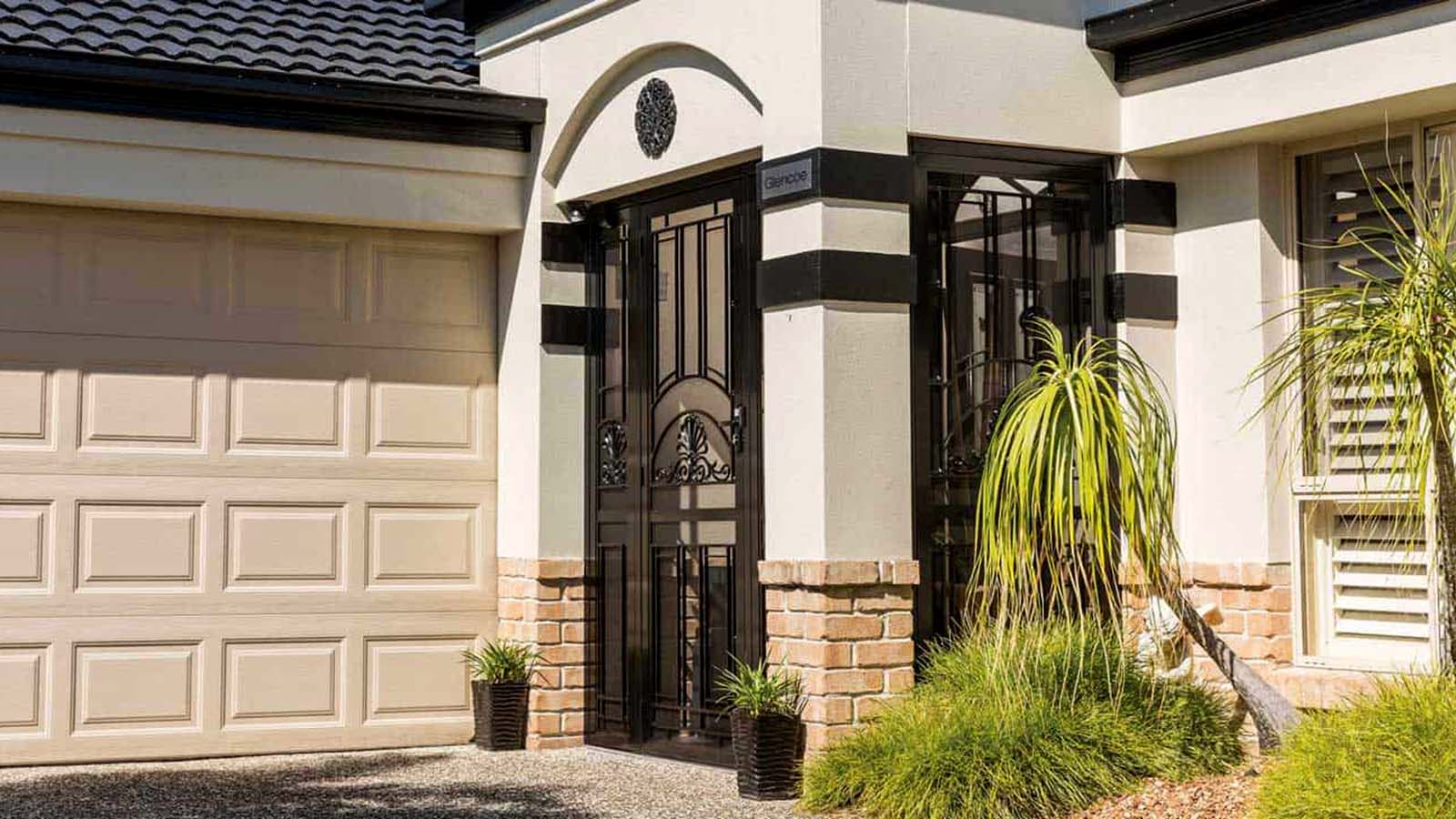 heritage screen door installed on a character home