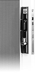 single point lock for insect screen door