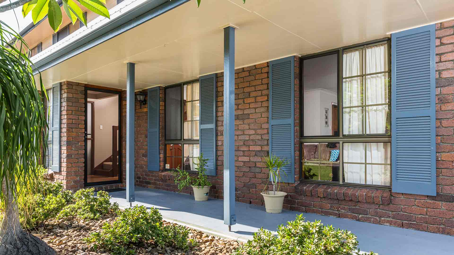 Protec security windows installed in a home
